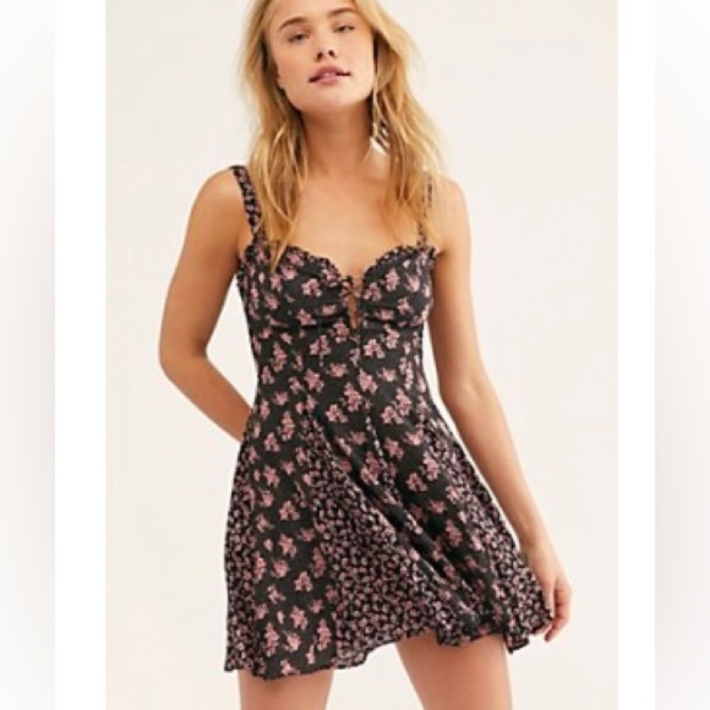 Free People Don’t Dare Mixed Print Slip